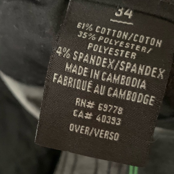 Footlocker Men’s Black/Green Shorts - Size 34 - Picture 3 of 4